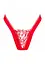 Трусики-стринги Obsessive Larisya S/M червоний - мініатюра 5