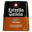 Упаковка пива Estrella Galicia Tostada безалкогольное светлое 0% 1.5 л (0.25 л х 6 шт.) - миниатюра 4