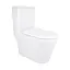 Унитаз-моноблок напольный Qtap Swan Ultra Quiet безободковый с сиденьем Soft-Close White QT16226080AW, Белый - миниатюра 1