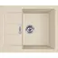 Кухонна мийка Franke Sirius 2 тектонайт, прямокут., з крилом, 620х500х200мм, чаша - 1, врізна, бежевий - мініатюра 1