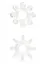 Ерекційні кільця Power Stretchy, 2 шт (білий) Toy Joy TOY9937 98648 - мініатюра 1