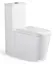 Унитаз-компакт Volle Puerta Rim 13-16-075 с сидением Soft Close, Белый - миниатюра 1