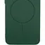 Чохол Silicone Cover Lakshmi Full Camera (AA) with MagFit для Samsung Galaxy S25 Зелений / Dark green - мініатюра 2