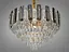 Вишукана підвісна кришталева люстра на 11 ламп, золото - мініатюра 3