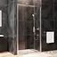 Душевые двери AM.PM Gem 110x195 см стекло прозрачное хром матовый W90UG-110-1P-195MT, прозрачный, хром матовый - миниатюра 4