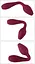 Вибратор Orion Rosenrot Bendable G-Spot 20 см красный - миниатюра 6