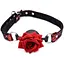 Кляп Master Series Eye-Catching Ball Gag With Rose - миниатюра 1