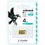 Flash Wibrand USB 2.0 Hawk 4Gb Gold - мініатюра 2