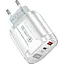Зарядний пристрій Xiamen USB Type-C Super Charge/Quick Charge PD 20W White (050560) - мініатюра 1