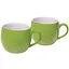 Чашка Fissman 2 шт. 320 мл зелена (9520) - мініатюра 1