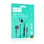 Дротові навушники Hoco M123 Glory універсальні earphones with microphone, 3.5mm, 1.2m, black - мініатюра 4