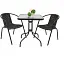 Комплект садовой мебели Jumi Bistro-2 квадратный стол - миниатюра 1