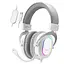 Игровые наушники с микрофоном Fifine H-6W RGB USB 7.1 White - миниатюра 1