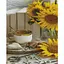 Алмазна мозаїка Кава і соняшники Strateg FA40892 40х50 см - мініатюра 1
