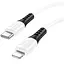 Дата кабель Hoco X82 Silicone Type-C to Lightning 20W (1m) White - миниатюра 3