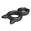 Ерекційне кільце Crazy Bull Super Soft Silicone Toran, чорне PRETTY LOVE BI-210365 103644 - мініатюра 6