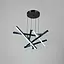 Черная Led люстра с подвесным регулируемым корпусом Ø 90 см | Ст. A 55071-650 BK | Line F - миниатюра 2