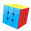 MoYu Meilong 3C 3x3 Cube stickerless. Кубик 3х3 без наклеек Мейлонг 3С MF8888B - миниатюра 1