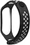 Ремінець для фітнес-браслета MiJobs для Xiaomi Mi Band 3 і 4 Nike Design чорний з білим - мініатюра 2