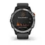Смарт-часы Garmin Fenix 6 Solar Silver with black band (010-02410-00) - миниатюра 4