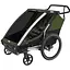 Дитяча коляска Thule Chariot Cab Double (Cypress Green) (TH 10204021) - мініатюра 1