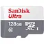 Карта памяти SanDisk microSDXC, 128Gb Ultra, Class10 UHS-I U1 A1, без адаптера, до 100/60 МБ/с (SDSQUNR-128G-GN3MN) - миниатюра 1