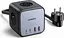 Мережевий зарядний пристрій Ugreen CD268 3-контактна розетка DigiNest Cube 65W 2*USB+2*USB-C Power Strip GaN (60113) - мініатюра 1