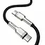 Кабель Baseus Cafule Series Metal Data Cable Type-C to Type-C 100W 1 м Чорний - мініатюра 2