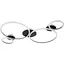 Люстра потолочная Brille светодиодная 86W WW+NW+CW BK (WBL-59C/7) - миниатюра 1