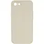 Чохол Epik Silicone Case Square Full Camera Protective AA NOLOGO для Apple iPhone 6/6s 4.7 Бежевий/Antique White - мініатюра 1