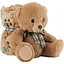 Плед Perletti Toys Teddy Bear с мягкой игрушкой 120x80 см коричневый (P13066) - миниатюра 1