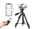 Универсальный штатив NeePho NP-3160S не съемная площадка + держатель + пульт (30-68.5см) Черный - миниатюра 5
