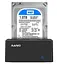 Зовнішня кишеня Maiwo для HDD 2,5"/3,5" SATA через USB 3.0, безгвинтове кріплення, пластик, чорна (K308P) - мініатюра 2