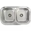 Кухонна мийка Platinum 7848 сатин (SP000000523) - мініатюра 1