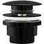 Донний клапан для раковини Rea click-clack black glossy універсальний REA-A4100, Чорний матовий - мініатюра 1