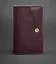 Шкіряний блокнот (Софт-бук) 2.0 бордовий - мініатюра 1