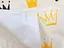 Непромокаемая пеленка Moontime "Короны желтые" - миниатюра 2