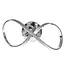 Настольная лампа Brille лед для кабинета на тумбочку хай-тек BL-533T / 14W CH - миниатюра 2