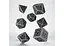 Набір кубиків Celtic 3D Revised Gray & black Dice Set , 7 шт. (SCER12) - мініатюра 2