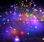 Гирлянда штора Роса 8х1.5м микродиод 600 Led лампочек, 40 нитей 220В (Мульти свет) - миниатюра 2