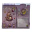 Детский блокнот Лабубу с наклейками, стикерами для записей и держателем для ручки фиолетовый (25-SS197) - миниатюра 1