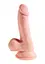 Фаллоимитатор King Cock Plus 6.5 Triple Density Cock With Balls 20.3 см телесный - миниатюра 2