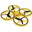 Квадрокоптер Drone Gravity Hand Yellow з гіроскопом та датчиками наближення - мініатюра 1