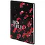 Книга записная Axent Red fleur А5 в клеточку 96 листов (8459-3-A) - миниатюра 1