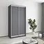 Шкаф-купе двухдверный MebelStar Стандарт AL 2ДСП 110x45x210 см Антрацит (MBS-2253) - миниатюра 1