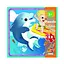 Пазлы В океане. Дельфин LO3 G-Toys 12 элементов (4824687638372) - миниатюра 1