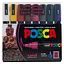 Набор маркеров Uni Posca Dark Color 1.8-2.5 мм 8 шт. (PC-5M DARK COLOR 8C) - миниатюра 1