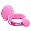 Лежак для котів та собак Zoo-hunt Зірочка рожевий №4 d-700 h-155 мм - мініатюра 2