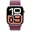 Смарт-годинник Apple Watch Series 10 GPS 46mm Rose Gold Aluminum Case w. Plum Sport Loop (MWWV3) - мініатюра 2
