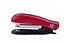 Степлер пластиковый, до 10 листов, скобы №10, красный - миниатюра 1